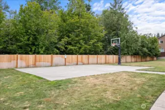 Neighborhood sports court.