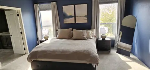 Lovely primary bedroom.