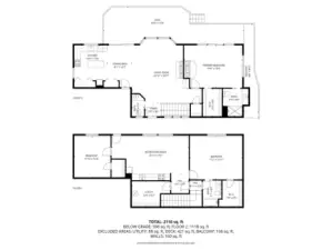 Floorplan upper and lower.