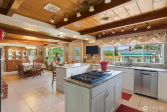 Kitchen with Cooking Island.