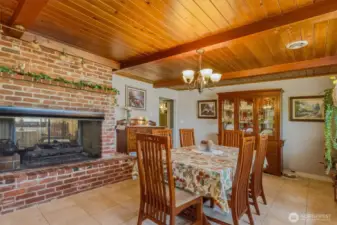 Spacious Dining Room.
