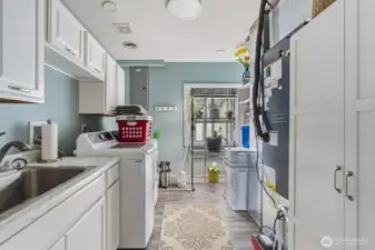 Laundry Utility Room with Sink.