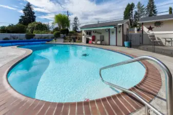 In Ground Gas Heated Pool