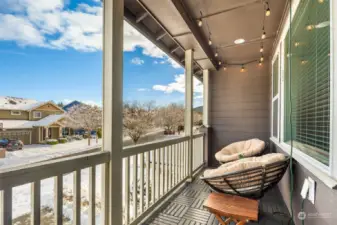 Front Porch (off living room) with beautiful mountain views