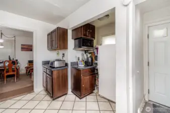 Kitchen has plenty of opportunities to add your personal touch!
