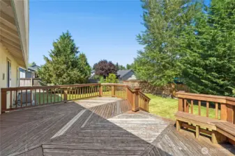 Generous Deck with Seating