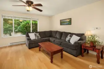 New double-pane windows provide pleasant natural lighting throughout the home.