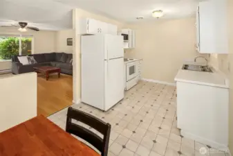 Fresh interior and exterior paint go a long way in making this a move-in ready home.