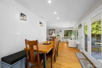 Open sightlines create effortless flow for gatherings and entertaining