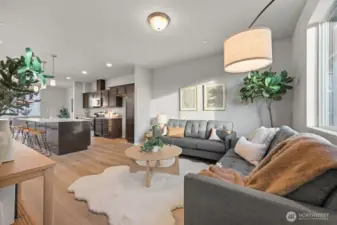 Photographs are for illustrative purposes only. Features, finishes, interior/exterior colors, landscaping and floorplan shown may vary from actual homes built.