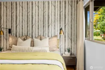 Upper floor primary bedroom