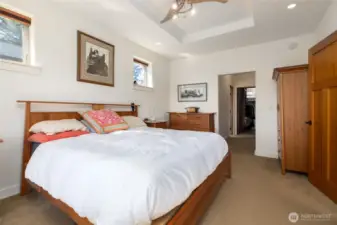 Hallway leads to ensuite, closet and washer/dryer...