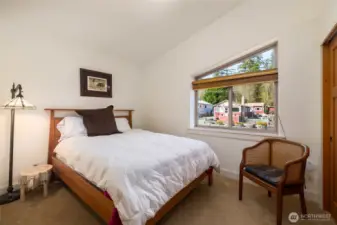 This 2nd bedroom is at the top of the stairs on the second floor...