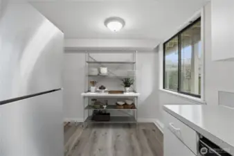 Virtually Staged as a Pantry Area