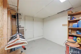 Part of the Basement Shared Storage Area