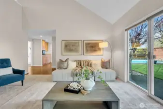 Versatile rec room with flexible living space