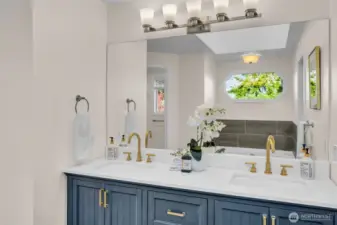 Primary five-piece bathroom