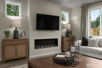 Photo for visual purposes, not actual home or color selection. You select in design studio