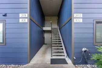 Unit 201 on the top left