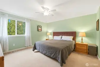 A calm and inviting retreat with soft natural light and plenty of room to unwind.