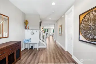 Entry foyer. 9 foot ceilings and 8 foot doors through out home