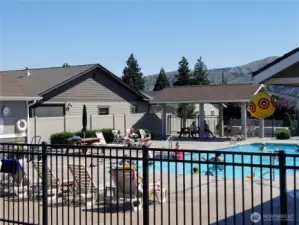 Enjoy refreshing dips in the community pool!