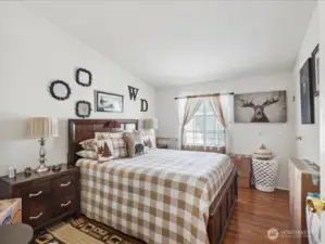 Bedroom #2 is large with room for a big bed and end tables.
