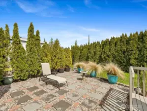 Private and relaxing patio.