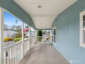 Large covered front porch.