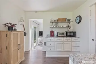 ADU kitchen area