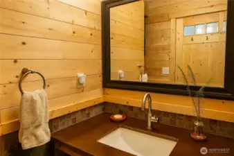 Main studio 3/4 bathroom