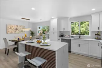 Kitchen W/Eating Space