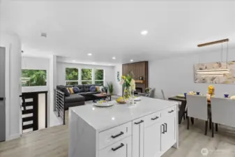 Kitchen W/Eating Space