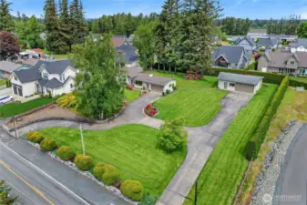 Surrounded by gorgeous new custom homes!
