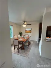 Dining- Virtually Staged