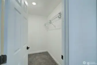 Primary walk in closet