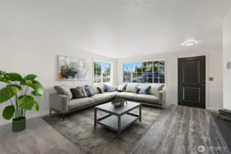 Virtual Staging-Looking back towards front door.