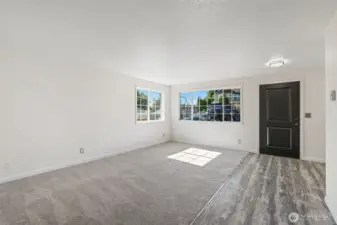Looking back towards front door.