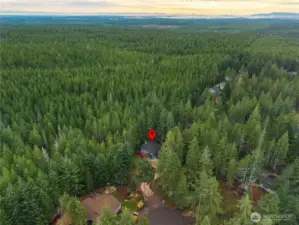 View of location - private and around trees