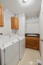 Main floor laundry room