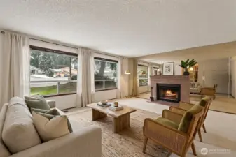 Living room, virtually re-imagined to spark your creativity.