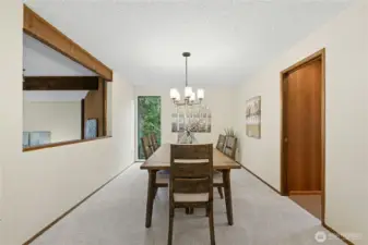 Spacious Formal Dining Room.