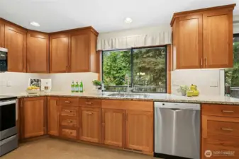 Premium stainless appliances and thoughtful layout designed for both cooking and entertaining.