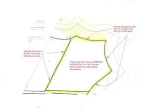 Please refer to these two site plans, for the following photos.