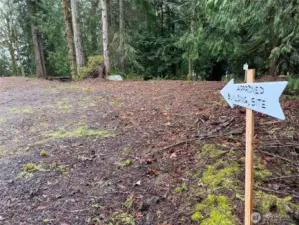 This expansive building site is APPROVED by Kitsap County. Refer to the previous map, you can site your house anyway within the approved building site boundaries.