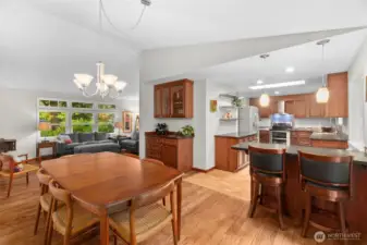 Large Windows and open spaces