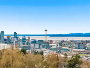 Above it all, the view of the city will take your breath away