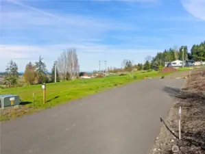 Shared driveway for Lots 1-4. Maintenance agreement in place.