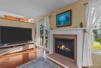 Family room with Fireplace