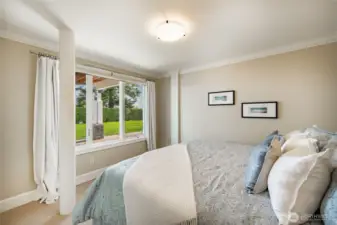 Lower level guest room